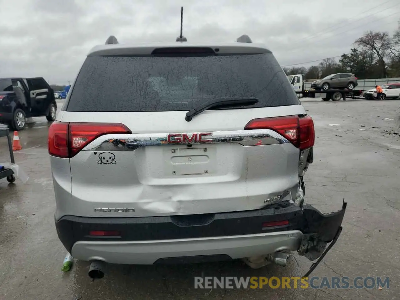 6 fotografías del automóvil dañado 1GKKNULS5KZ285327 GMC ACADIA 2019