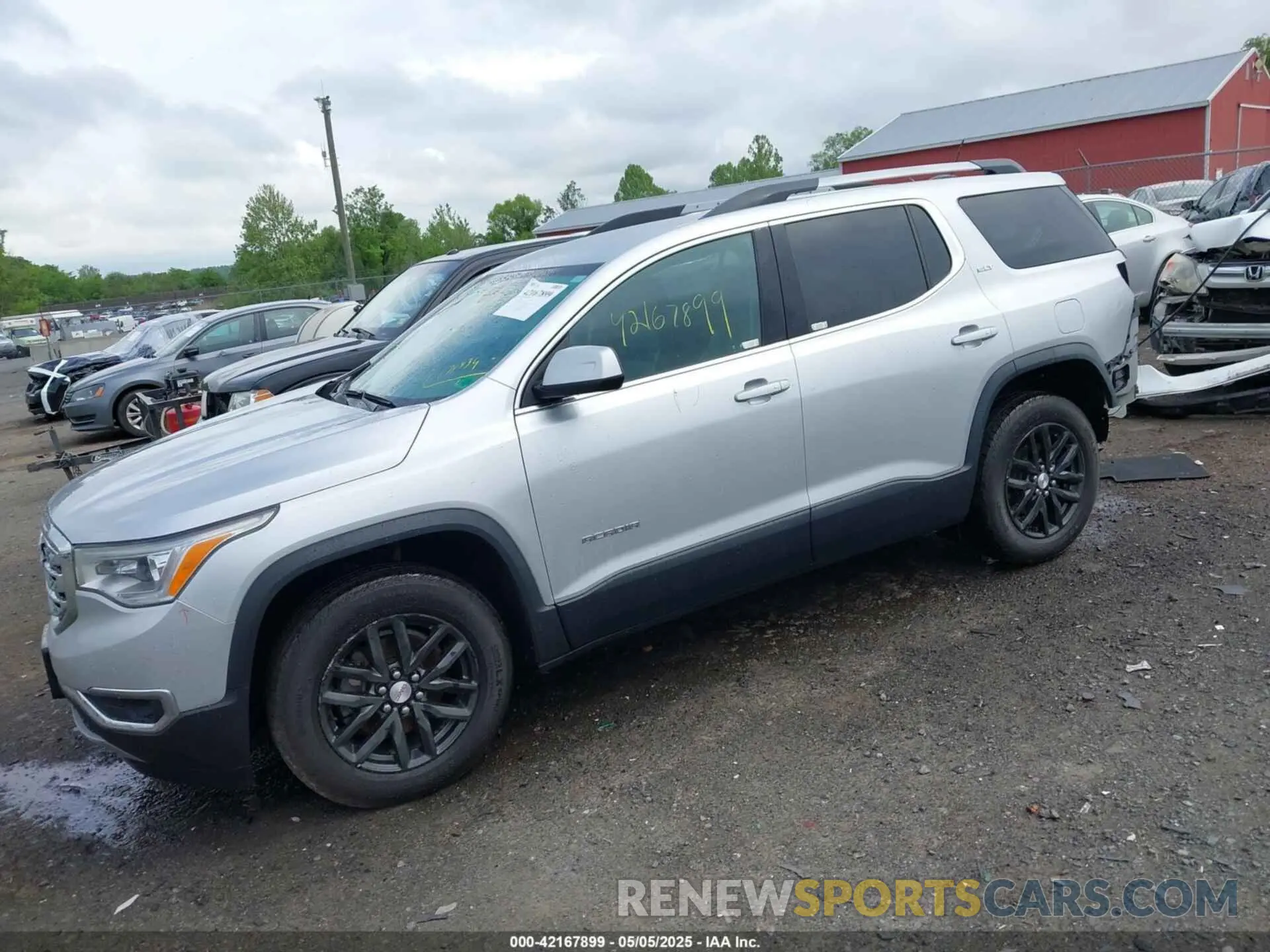 2 fotografías del automóvil dañado 1GKKNULS6KZ171434 GMC ACADIA 2019