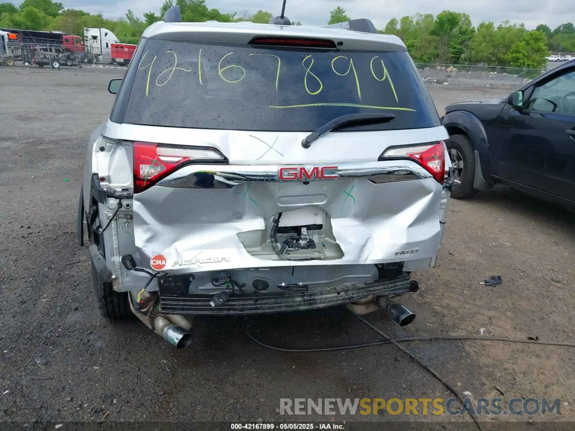 6 fotografías del automóvil dañado 1GKKNULS6KZ171434 GMC ACADIA 2019
