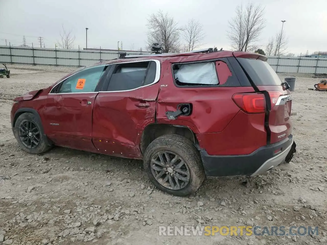 2 fotografías del automóvil dañado 1GKKNULS6KZ217005 GMC ACADIA 2019