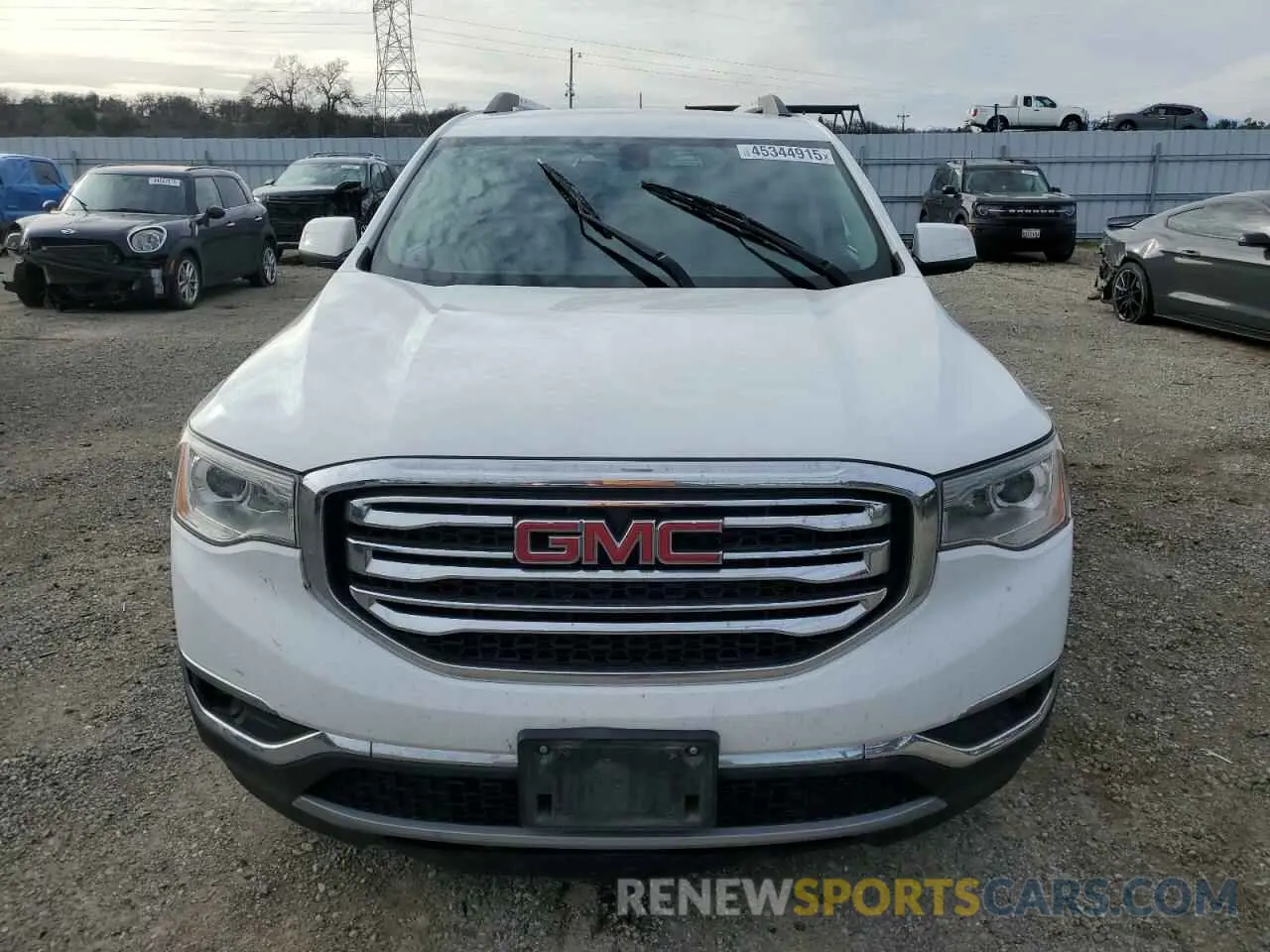 5 fotografías del automóvil dañado 1GKKNULS7KZ232810 GMC ACADIA 2019