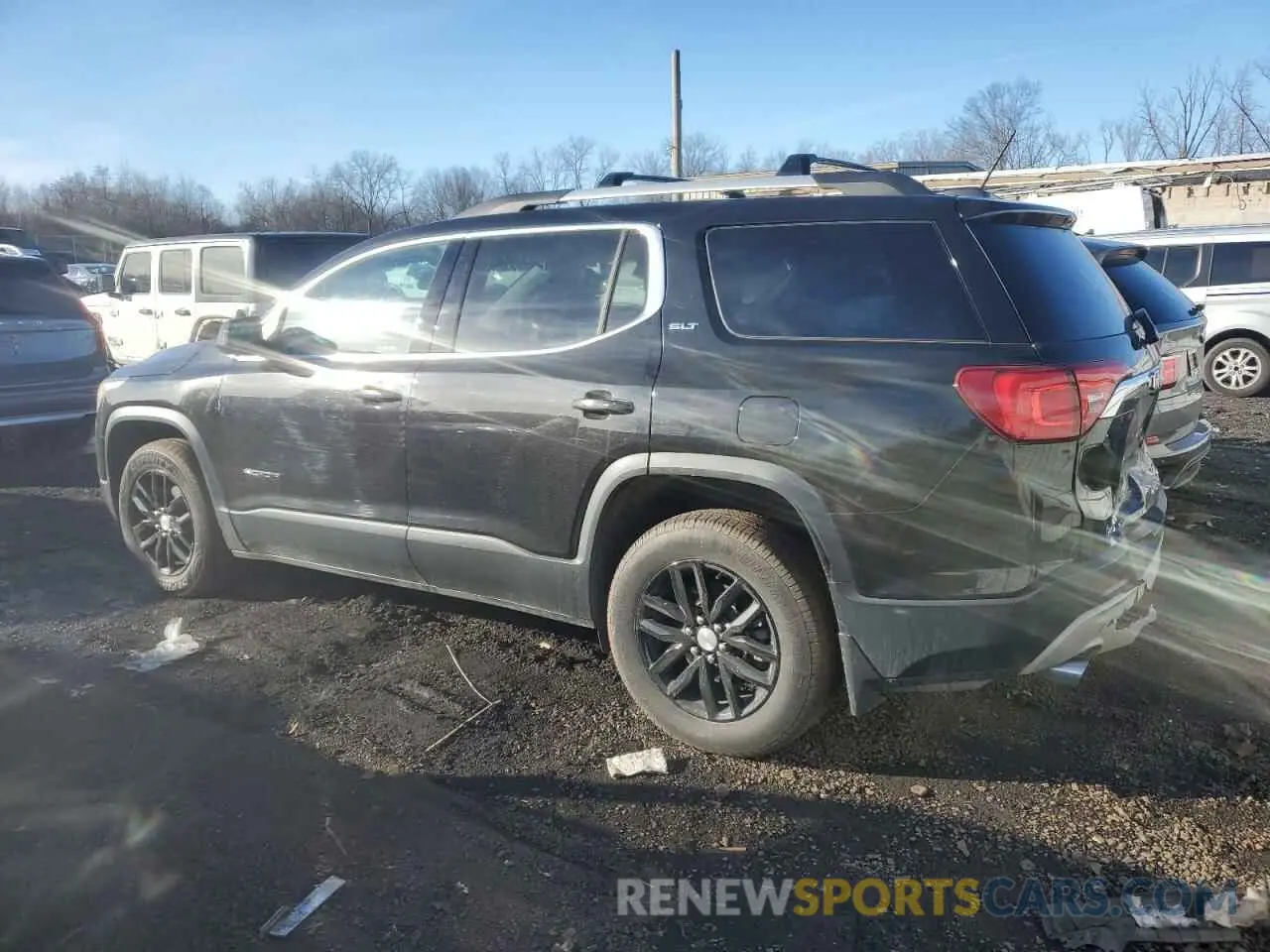 2 fotografías del automóvil dañado 1GKKNULS8KZ110649 GMC ACADIA 2019