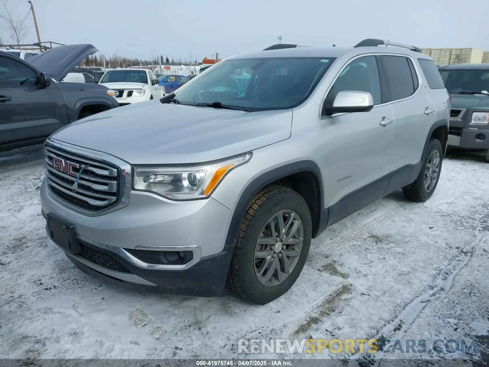 2 fotografías del automóvil dañado 1GKKNULS9KZ246014 GMC ACADIA 2019
