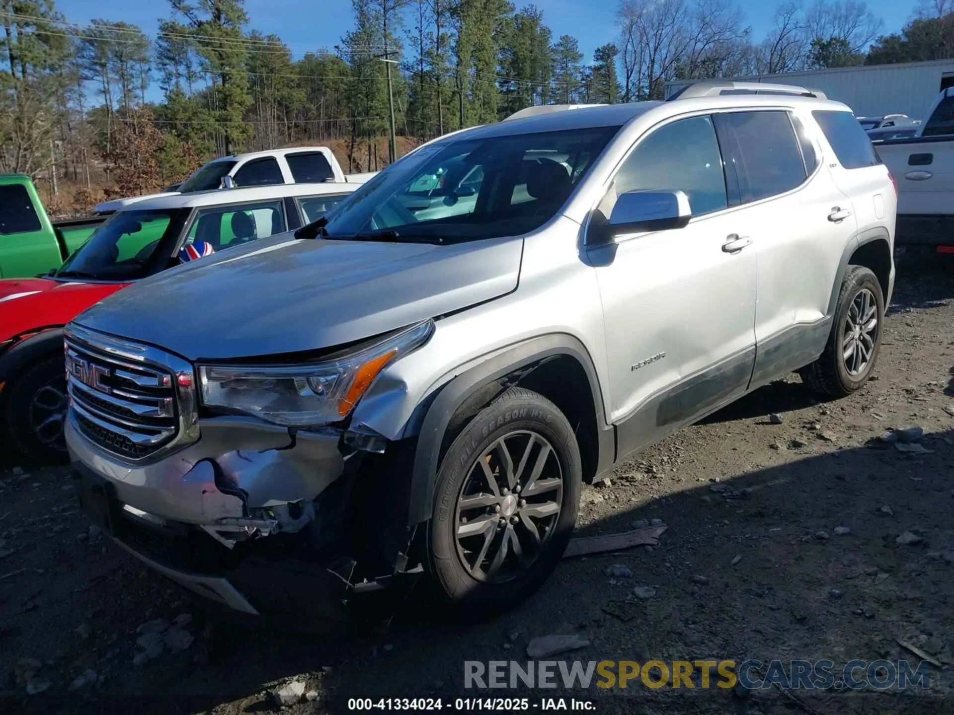 2 fotografías del automóvil dañado 1GKKNULS9KZ269941 GMC ACADIA 2019
