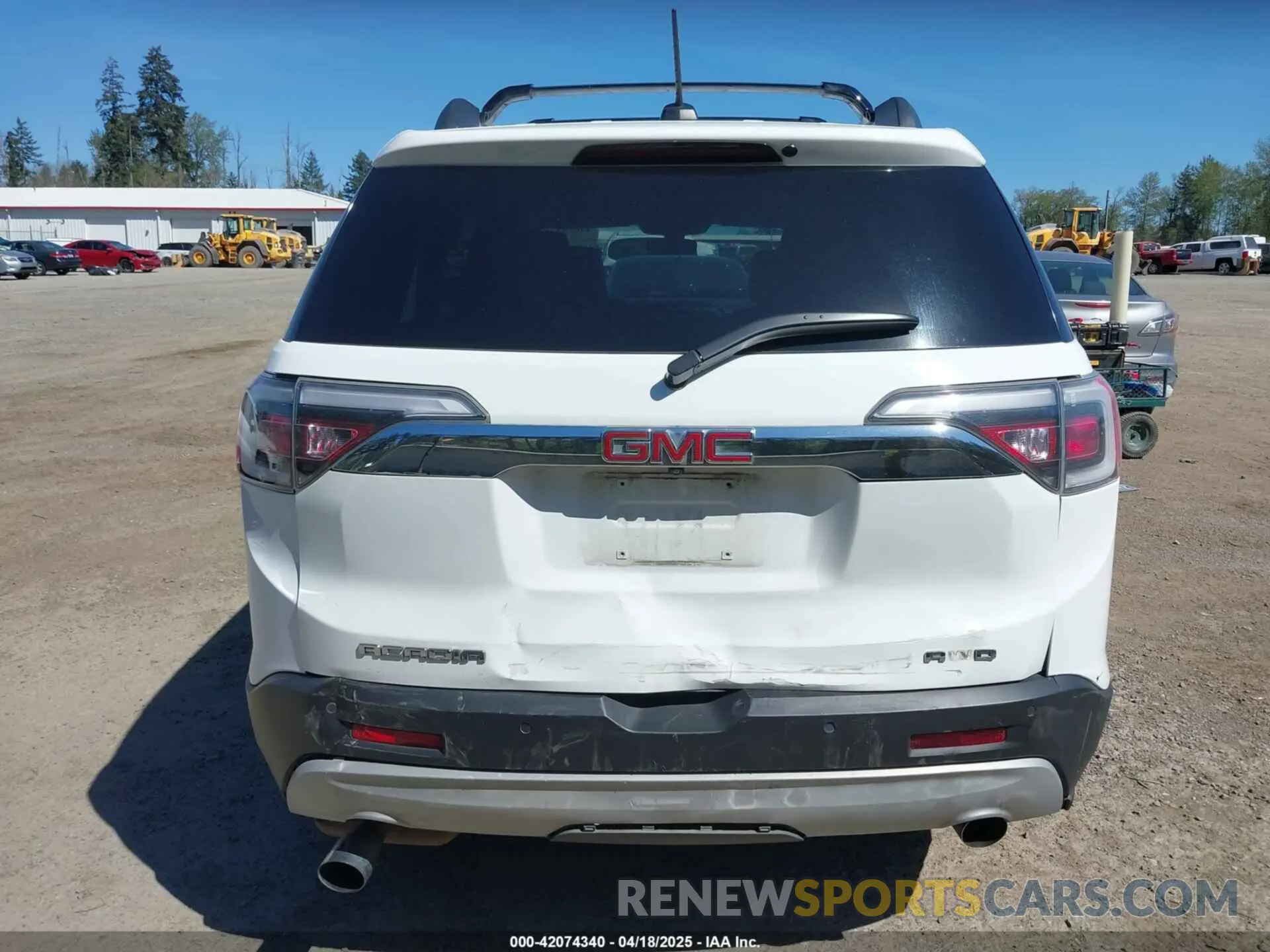 6 fotografías del automóvil dañado 1GKKNULS9KZ284651 GMC ACADIA 2019
