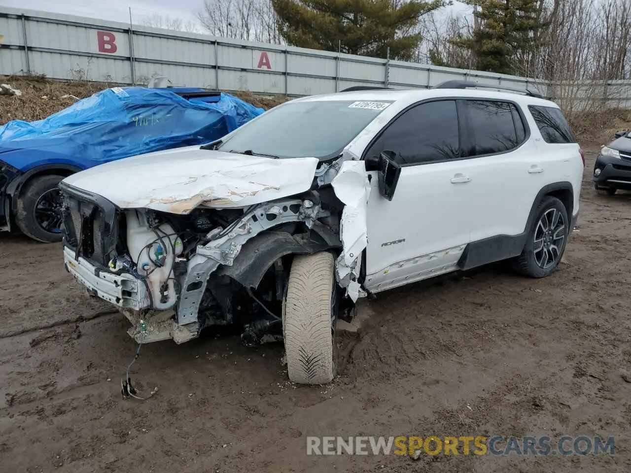 1 fotografías del automóvil dañado 1GKKNULS9KZ286187 GMC ACADIA 2019