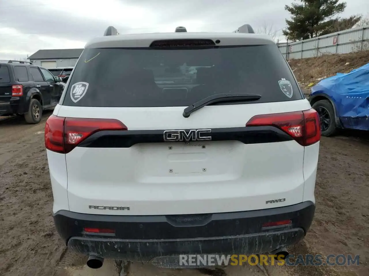 6 fotografías del automóvil dañado 1GKKNULS9KZ286187 GMC ACADIA 2019