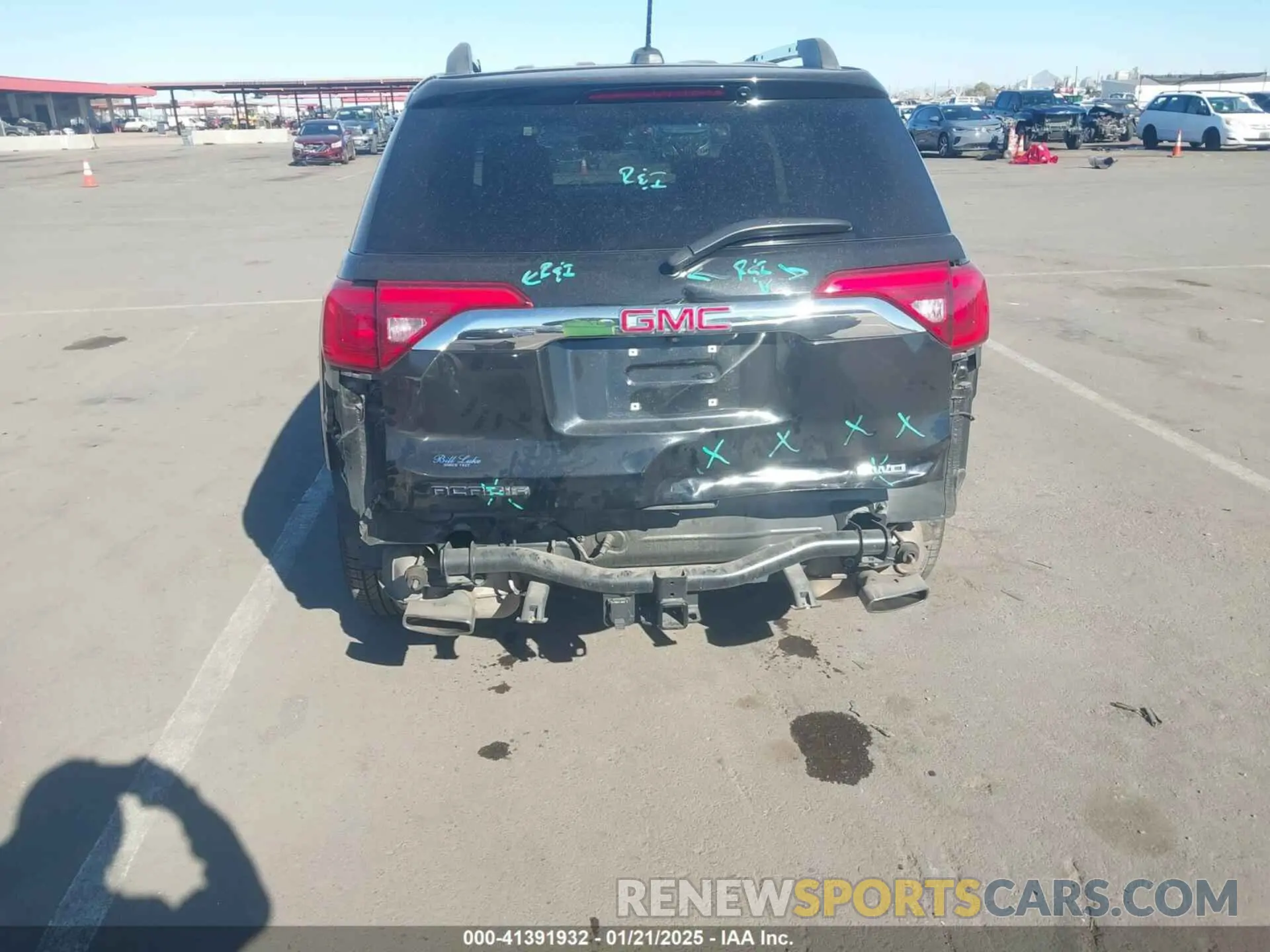 6 fotografías del automóvil dañado 1GKKNXLS5KZ200407 GMC ACADIA 2019
