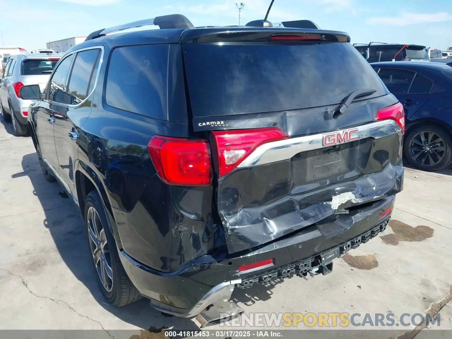 3 fotografías del automóvil dañado 1GKKNXLS7KZ162548 GMC ACADIA 2019