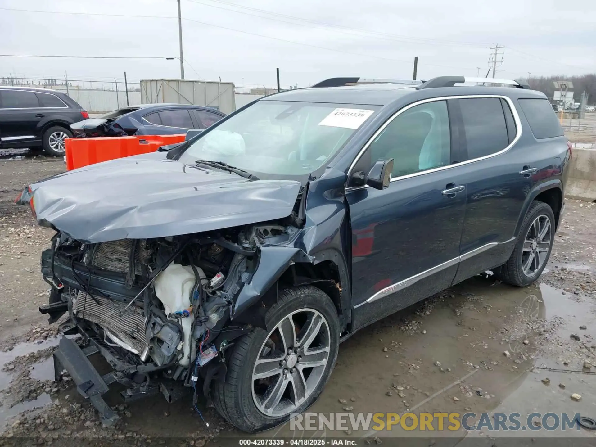 2 fotografías del automóvil dañado 1GKKNXLS9KZ120964 GMC ACADIA 2019