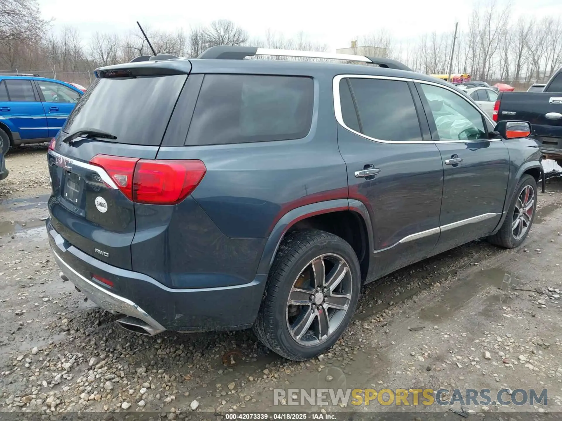4 fotografías del automóvil dañado 1GKKNXLS9KZ120964 GMC ACADIA 2019