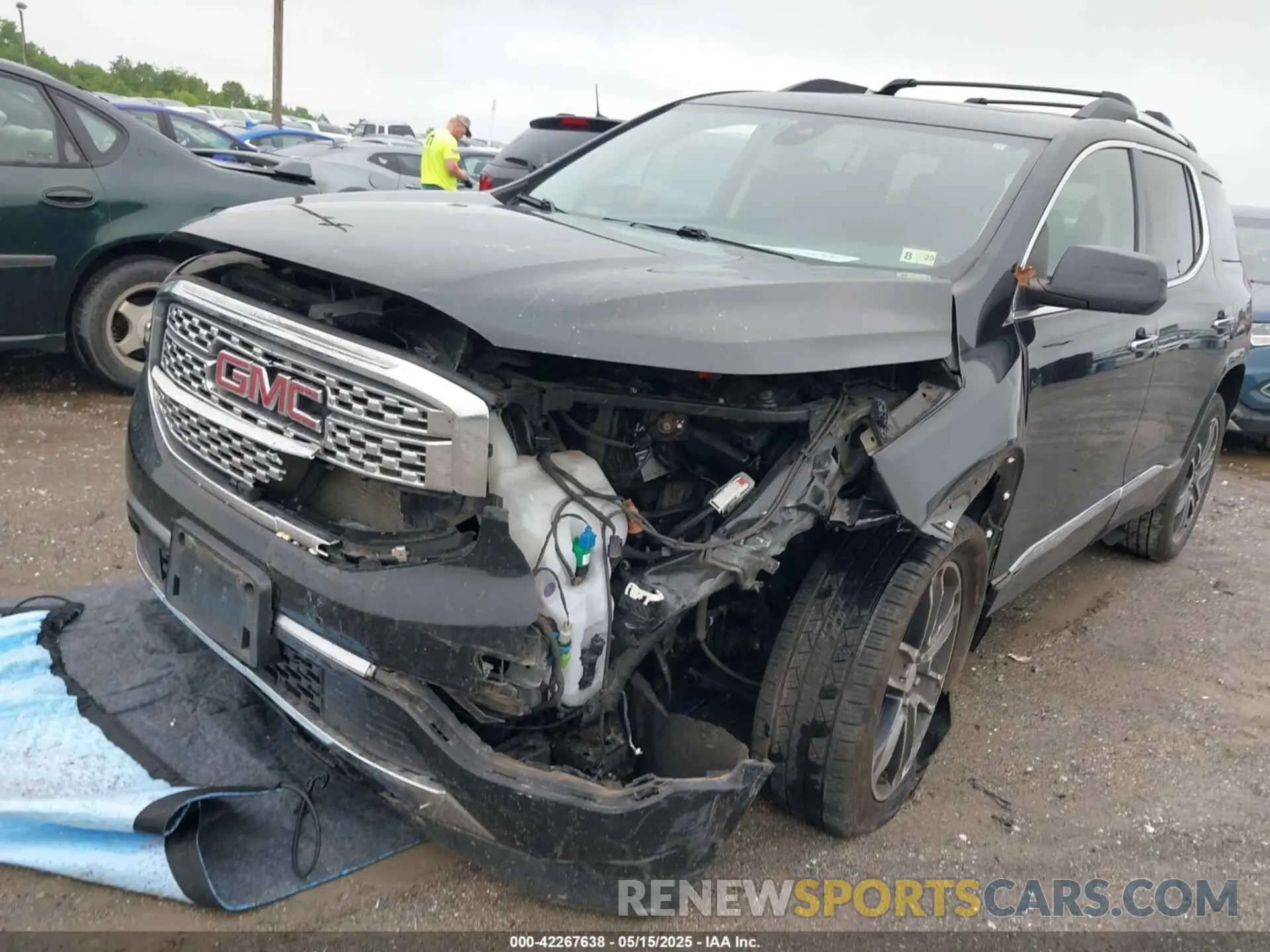 6 fotografías del automóvil dañado 1GKKNXLSXKZ100397 GMC ACADIA 2019
