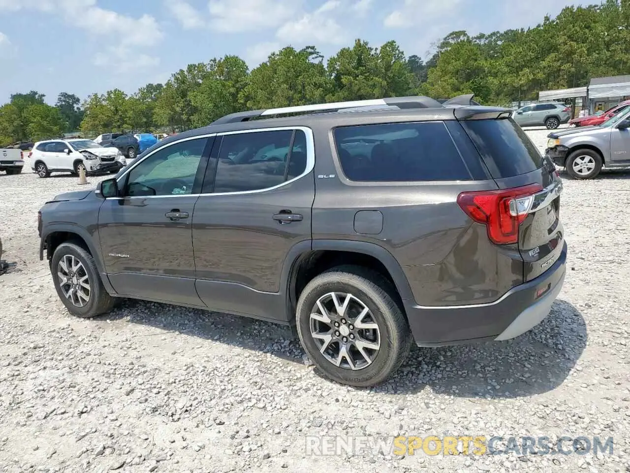 2 fotografías del automóvil dañado 1GKKNKLA1LZ132604 GMC ACADIA 2020