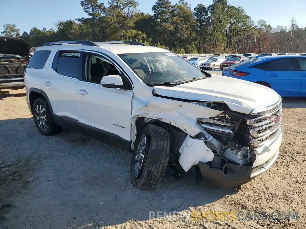 4 fotografías del automóvil dañado 1GKKNKLA4LZ240358 GMC ACADIA 2020