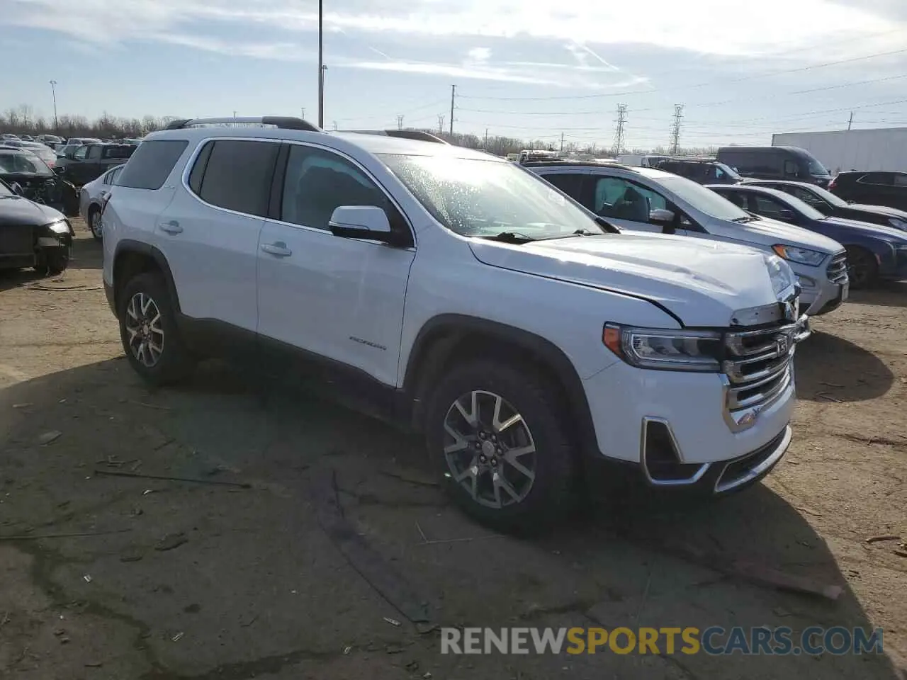 4 fotografías del automóvil dañado 1GKKNKLS2LZ176202 GMC ACADIA 2020