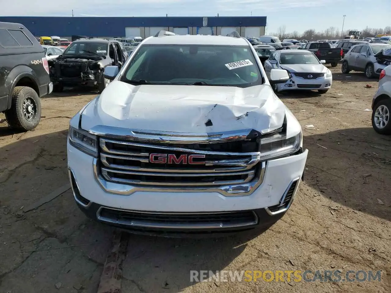 5 fotografías del automóvil dañado 1GKKNKLS2LZ176202 GMC ACADIA 2020