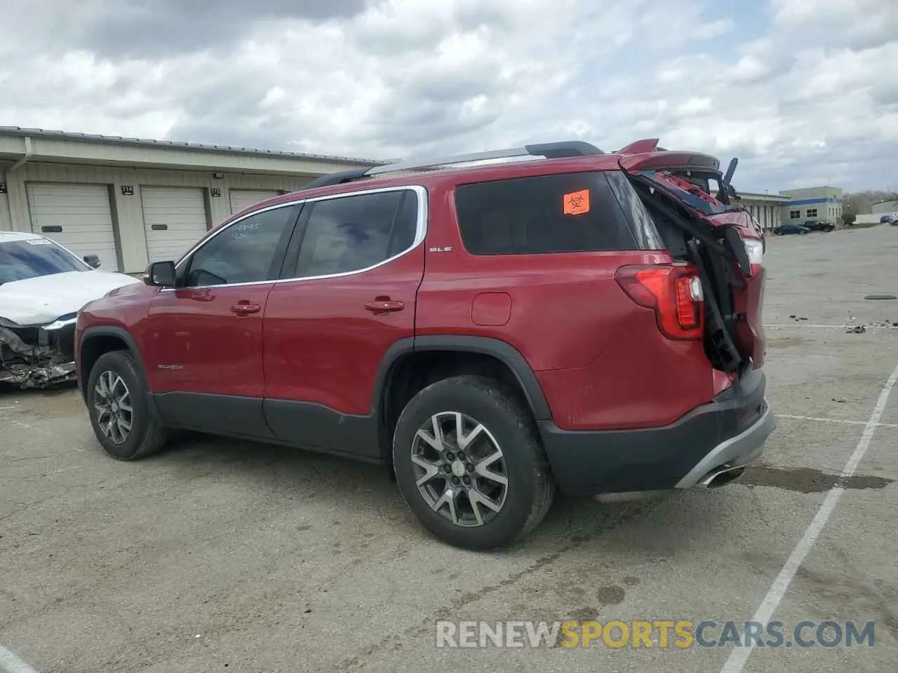 2 fotografías del automóvil dañado 1GKKNKLS3LZ200863 GMC ACADIA 2020