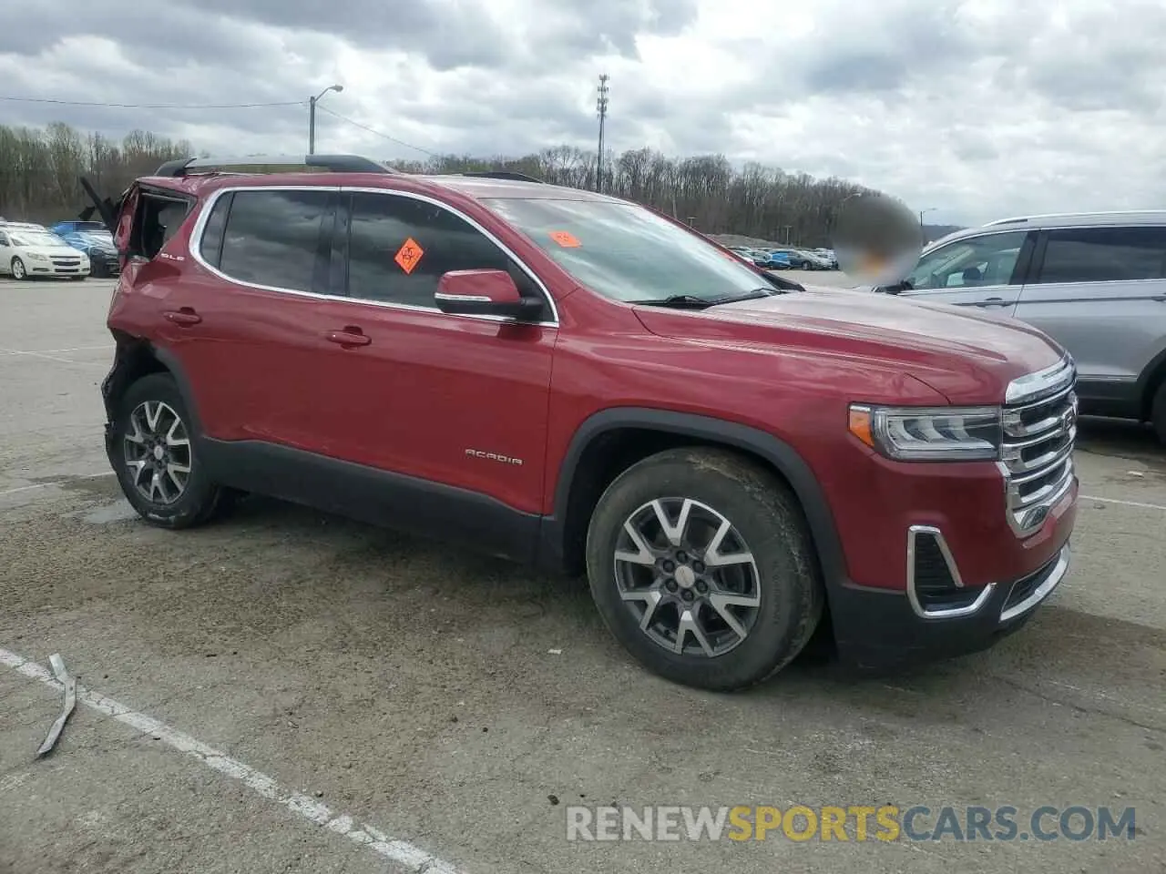 4 fotografías del automóvil dañado 1GKKNKLS3LZ200863 GMC ACADIA 2020