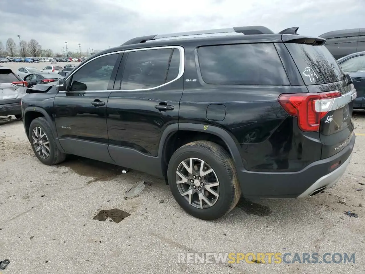 2 fotografías del automóvil dañado 1GKKNKLS7LZ141347 GMC ACADIA 2020