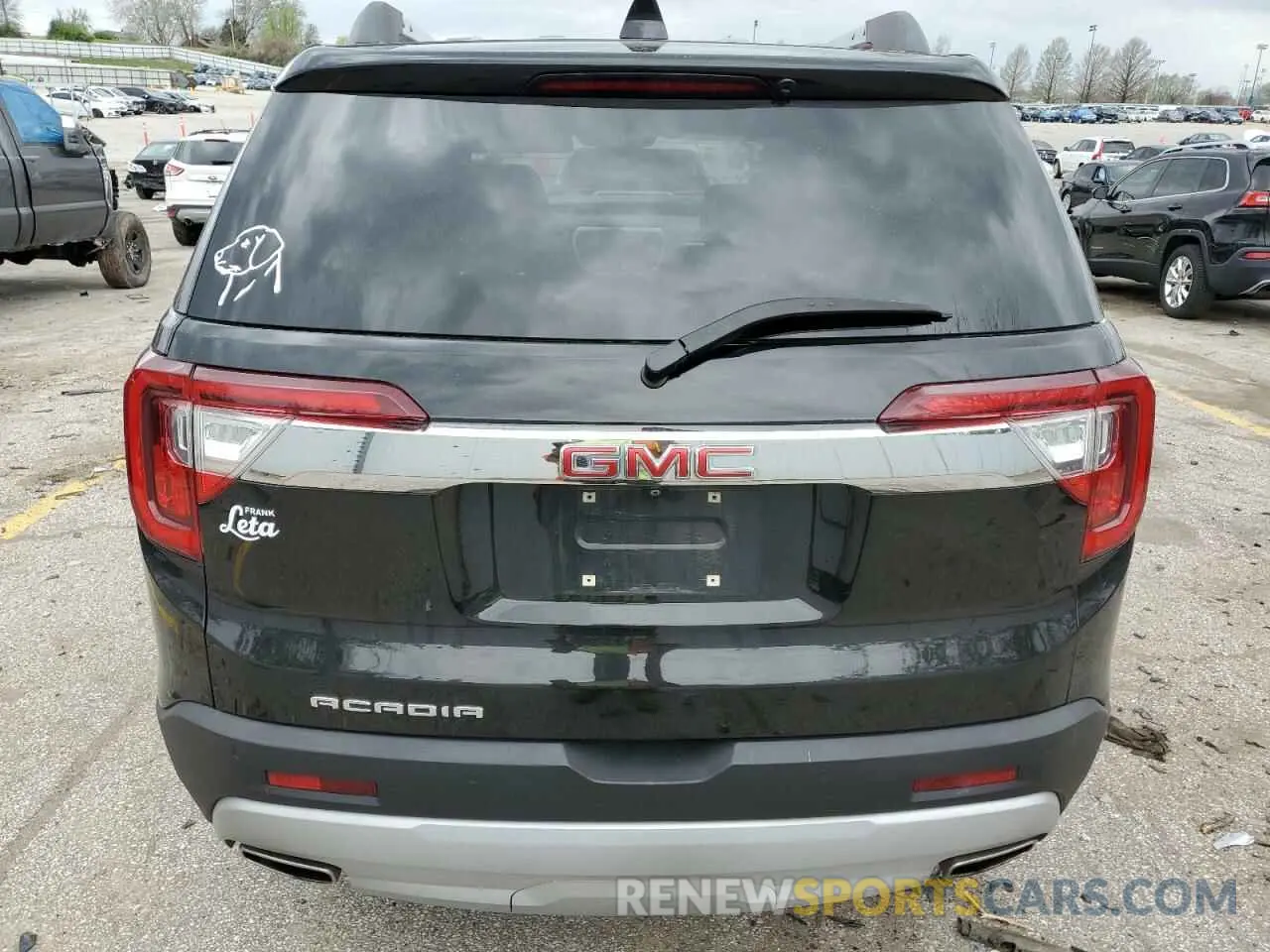 6 fotografías del automóvil dañado 1GKKNKLS7LZ141347 GMC ACADIA 2020