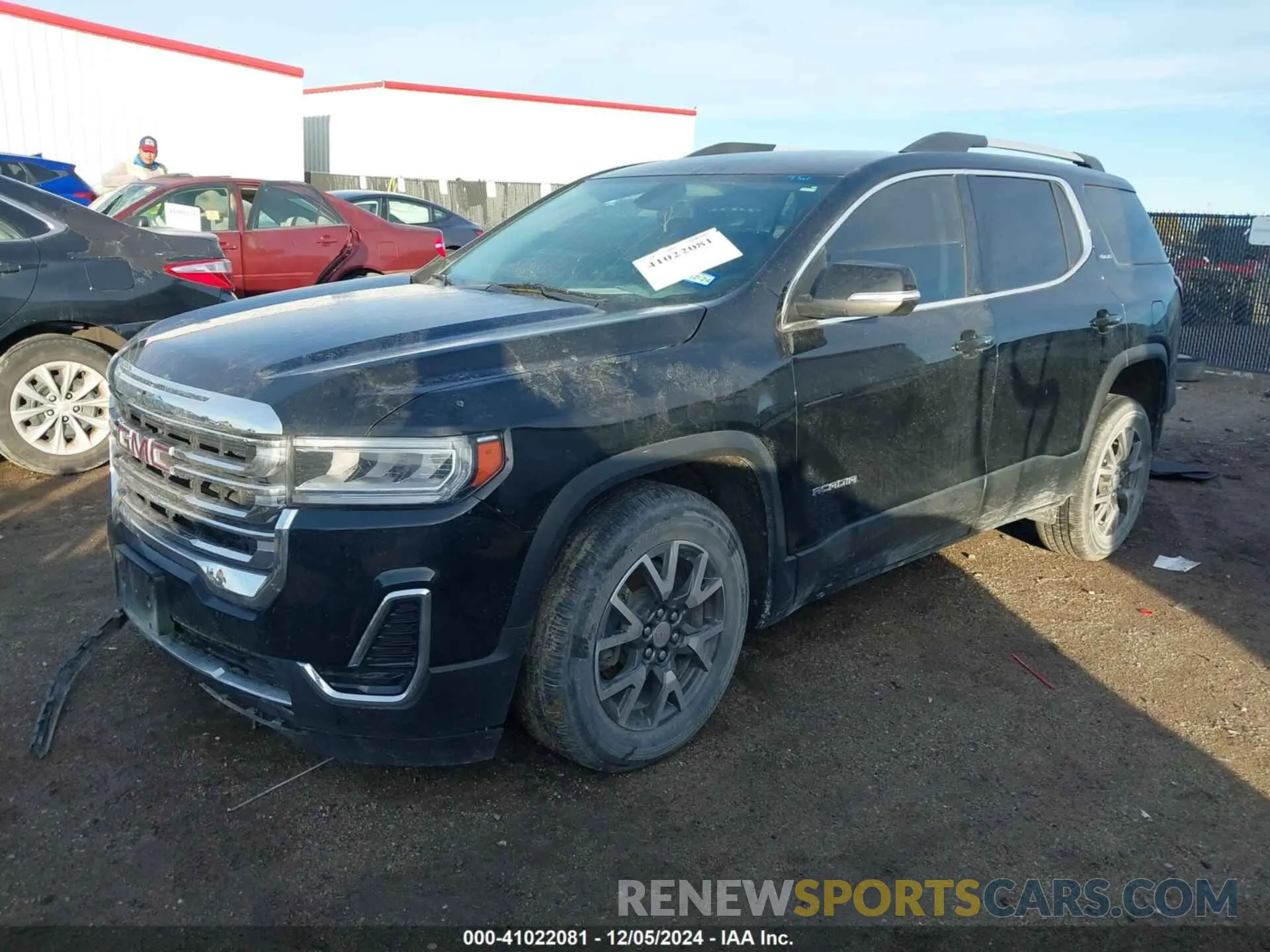 2 fotografías del automóvil dañado 1GKKNKLS9LZ167738 GMC ACADIA 2020