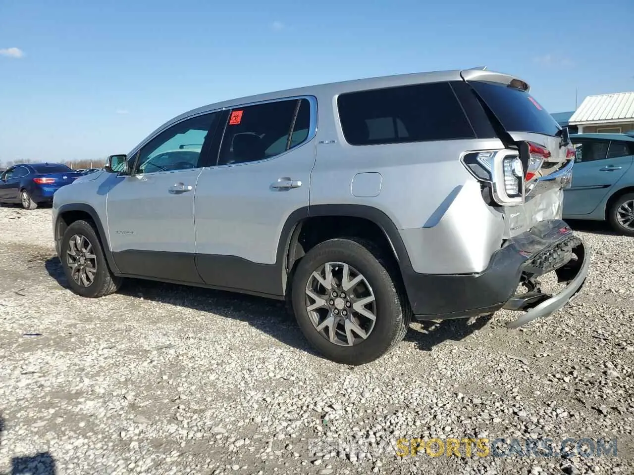 2 fotografías del automóvil dañado 1GKKNKLSXLZ224934 GMC ACADIA 2020