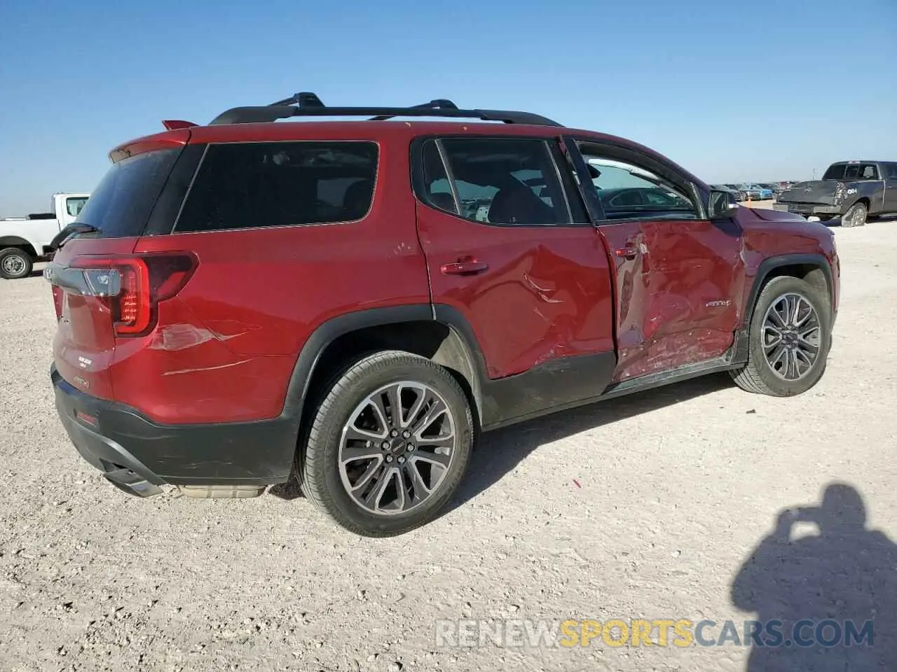 3 fotografías del automóvil dañado 1GKKNLLS6LZ114498 GMC ACADIA 2020