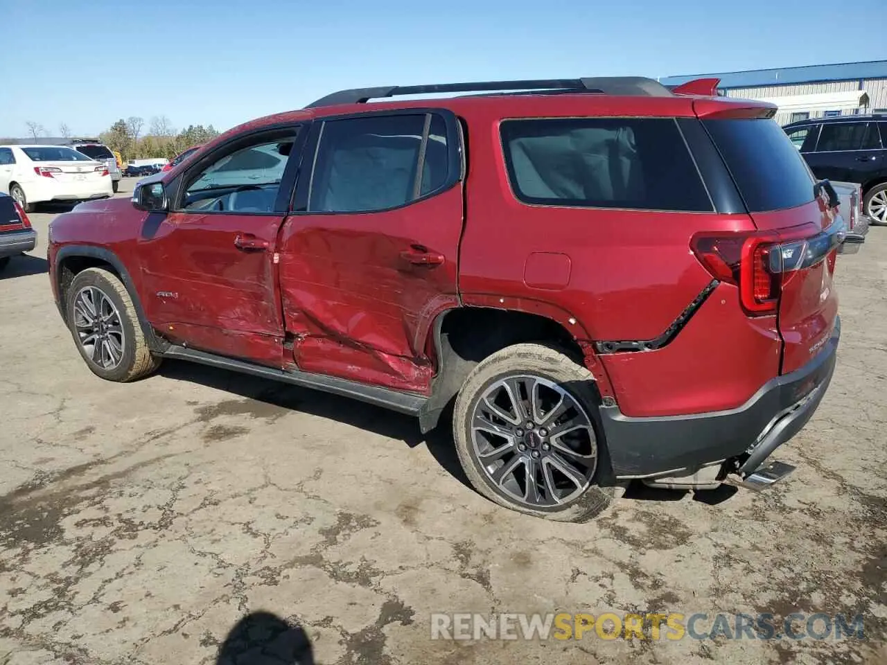 2 fotografías del automóvil dañado 1GKKNLLS6LZ144360 GMC ACADIA 2020