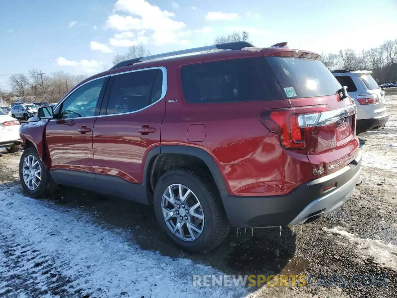 2 fotografías del automóvil dañado 1GKKNMLS8LZ177530 GMC ACADIA 2020