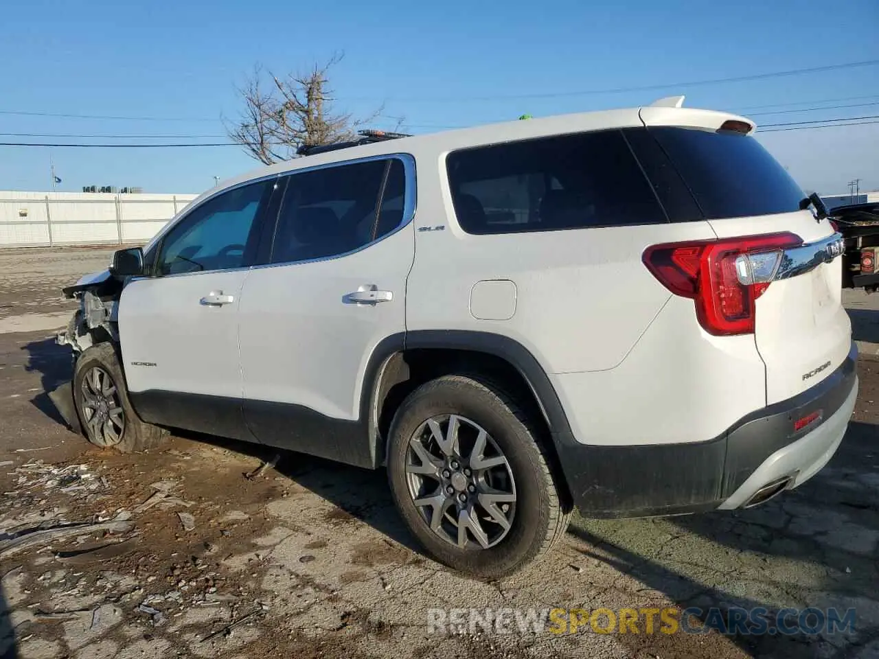 2 fotografías del automóvil dañado 1GKKNRLS8LZ176925 GMC ACADIA 2020