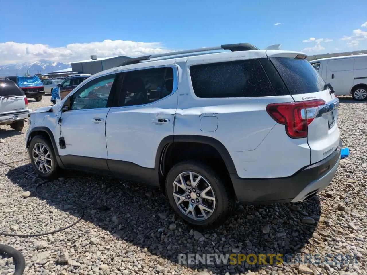 2 fotografías del automóvil dañado 1GKKNUL41LZ196423 GMC ACADIA 2020