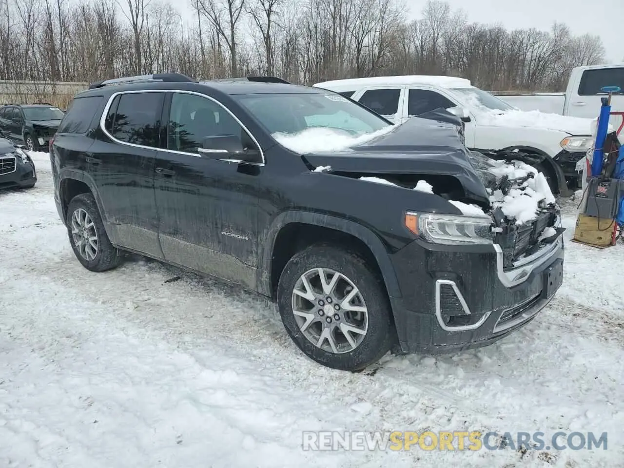 4 fotografías del automóvil dañado 1GKKNUL48LZ157196 GMC ACADIA 2020