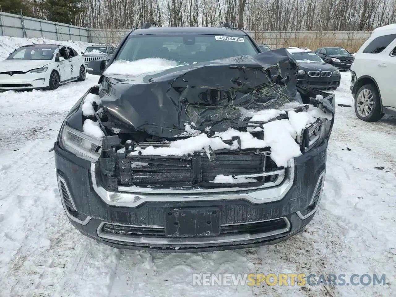 5 fotografías del automóvil dañado 1GKKNUL48LZ157196 GMC ACADIA 2020