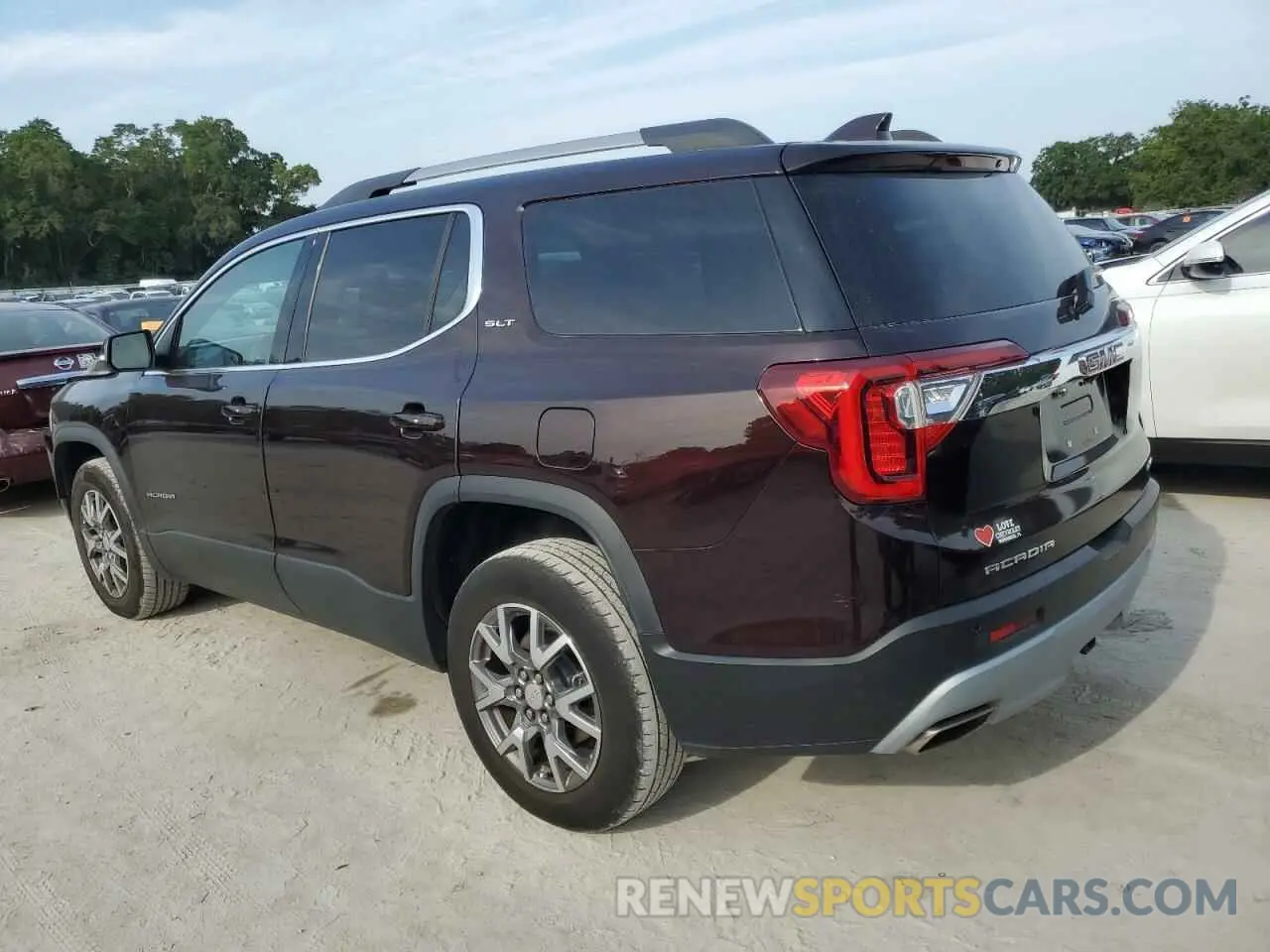 2 fotografías del automóvil dañado 1GKKNULS8LZ208369 GMC ACADIA 2020