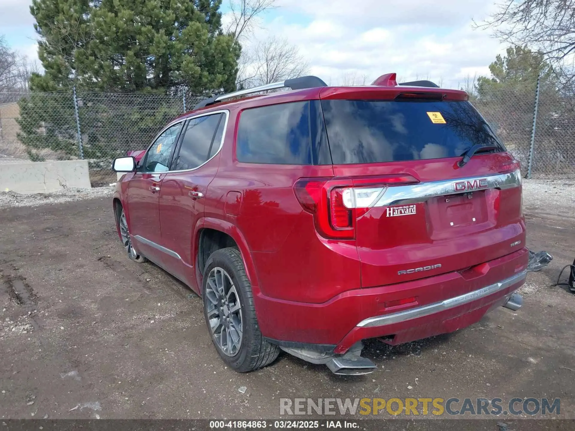 3 fotografías del automóvil dañado 1GKKNXLS3LZ143383 GMC ACADIA 2020