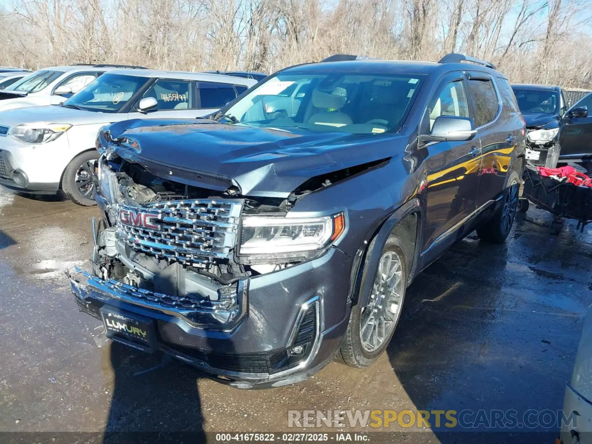 2 fotografías del automóvil dañado 1GKKNXLS4LZ224196 GMC ACADIA 2020