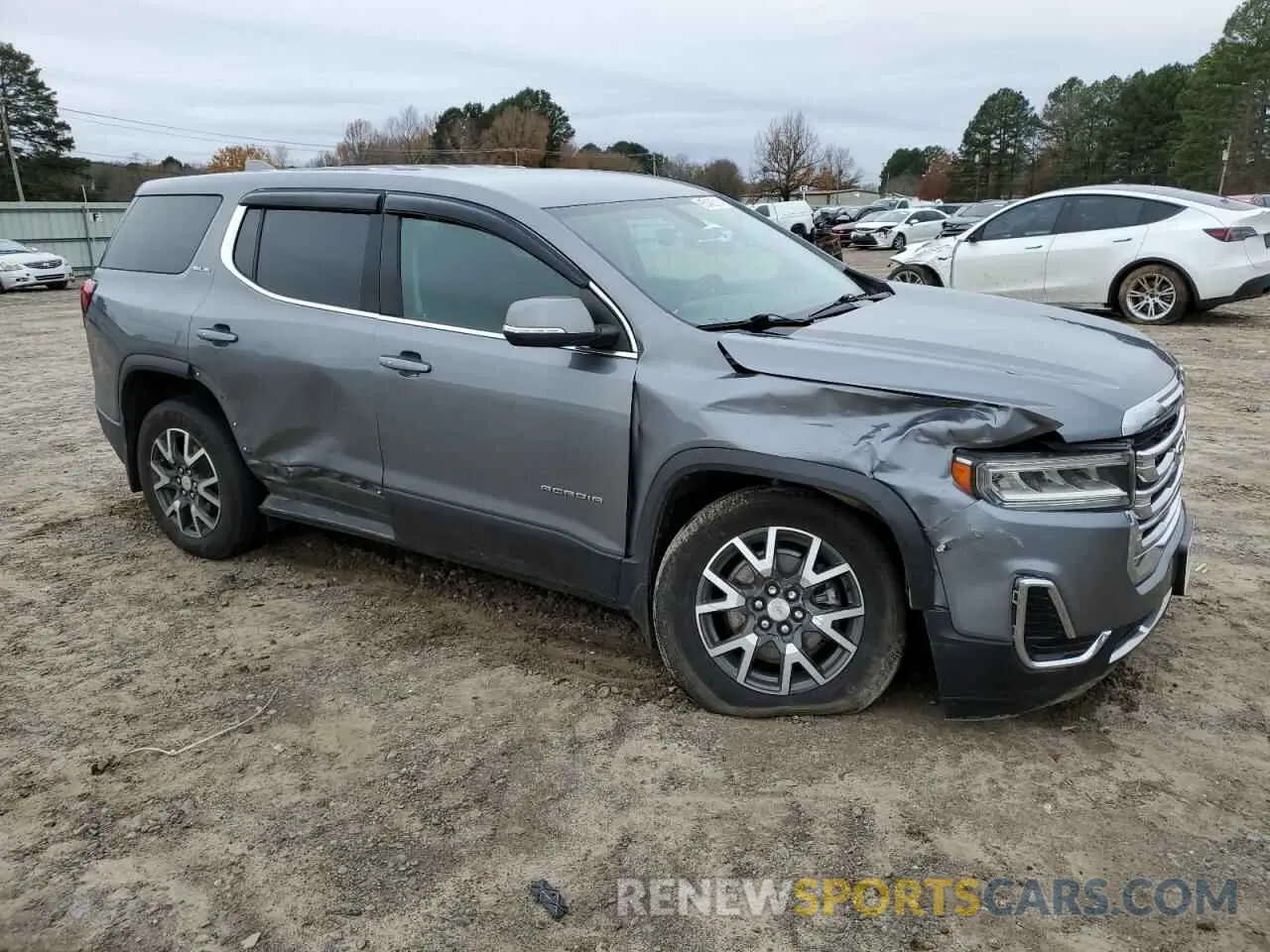 4 fotografías del automóvil dañado 1GKKNKLA5MZ110199 GMC ACADIA 2021