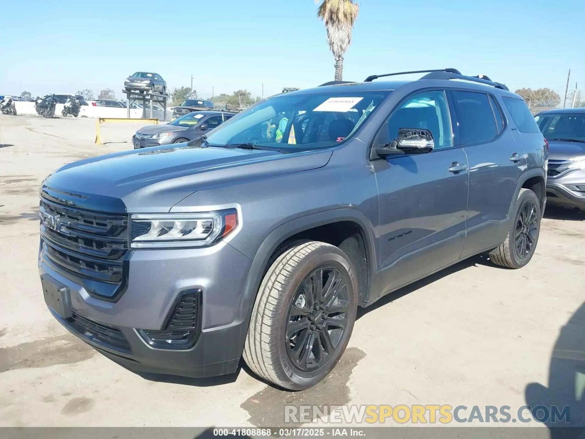 2 fotografías del automóvil dañado 1GKKNKLA6MZ212742 GMC ACADIA 2021
