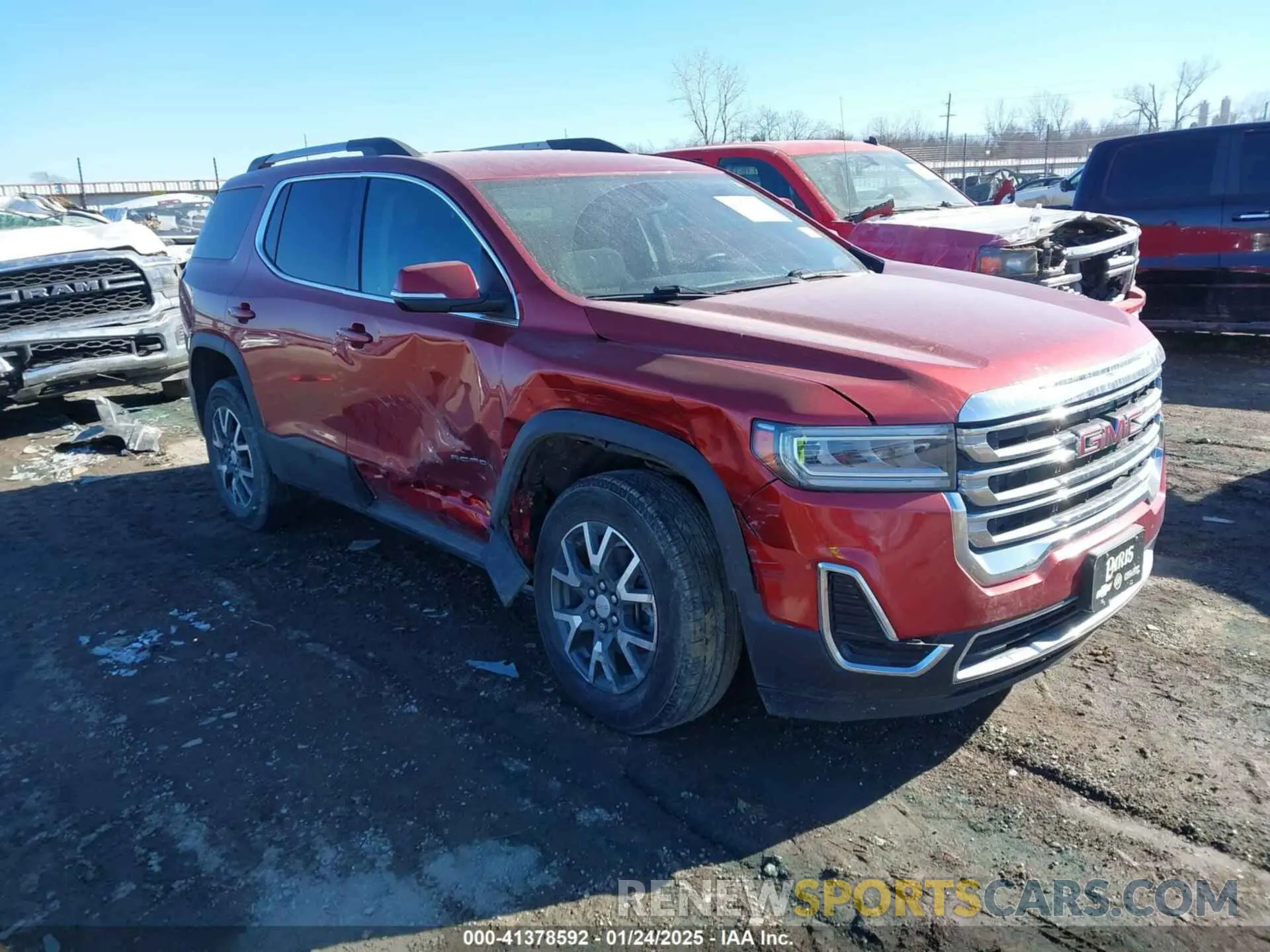 1 fotografías del automóvil dañado 1GKKNKLA7MZ228898 GMC ACADIA 2021