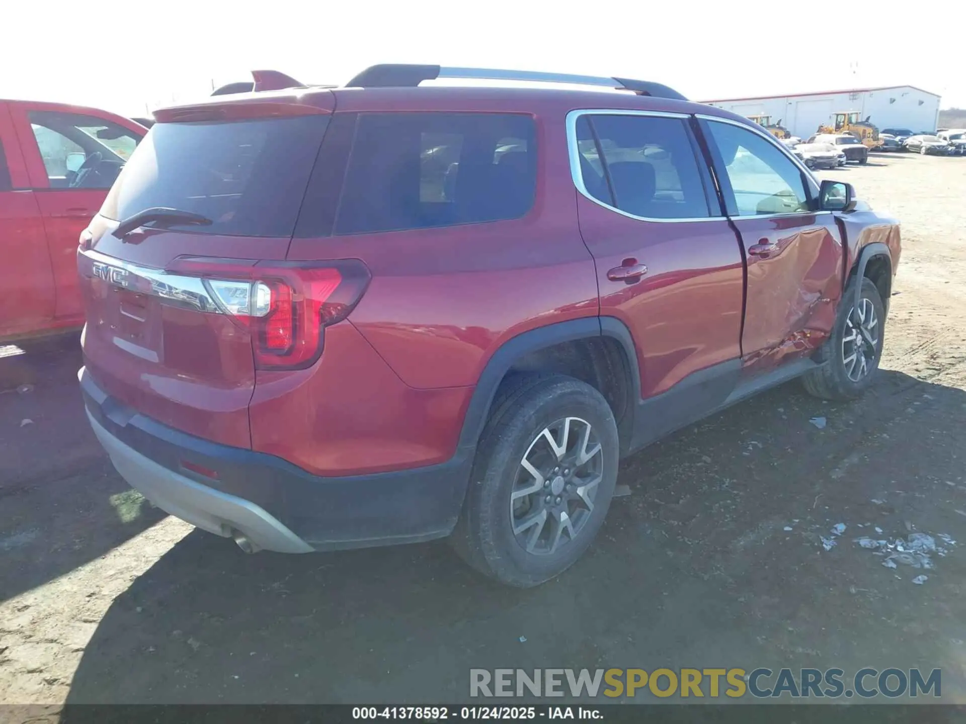 4 fotografías del automóvil dañado 1GKKNKLA7MZ228898 GMC ACADIA 2021