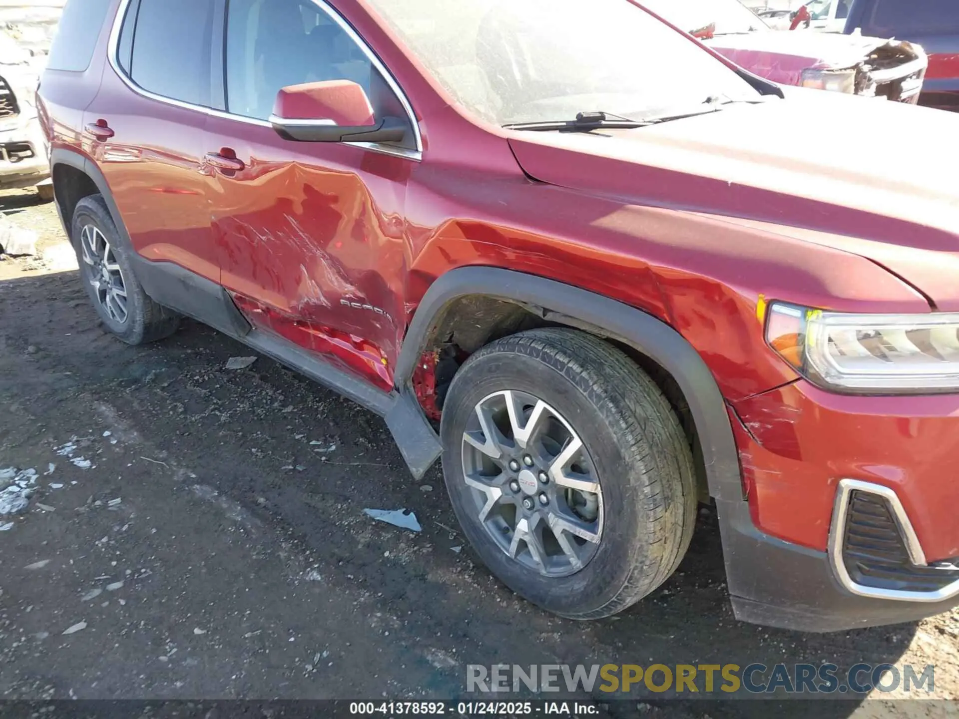 6 fotografías del automóvil dañado 1GKKNKLA7MZ228898 GMC ACADIA 2021
