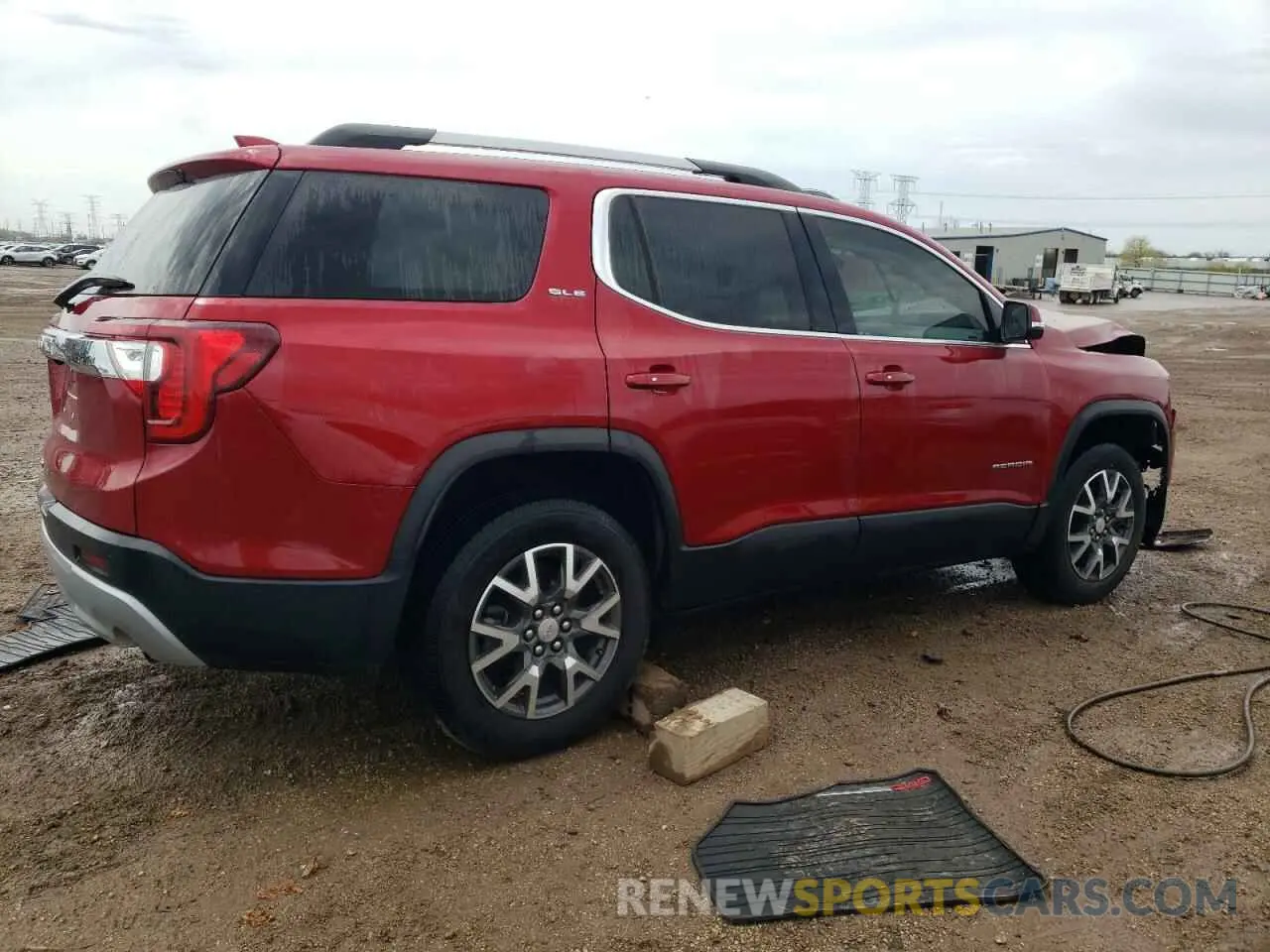 3 fotografías del automóvil dañado 1GKKNKLA8MZ160773 GMC ACADIA 2021