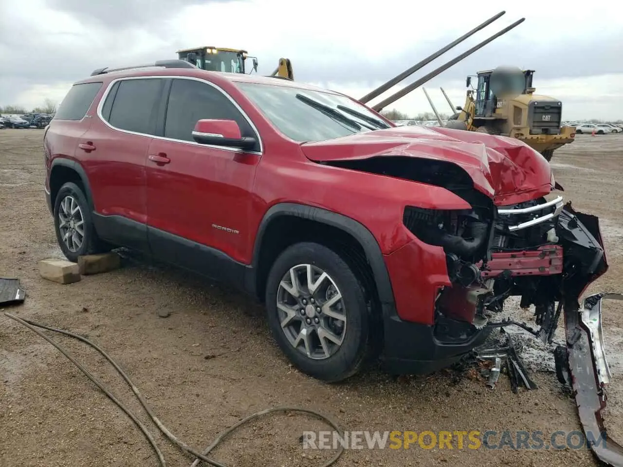 4 fotografías del automóvil dañado 1GKKNKLA8MZ160773 GMC ACADIA 2021