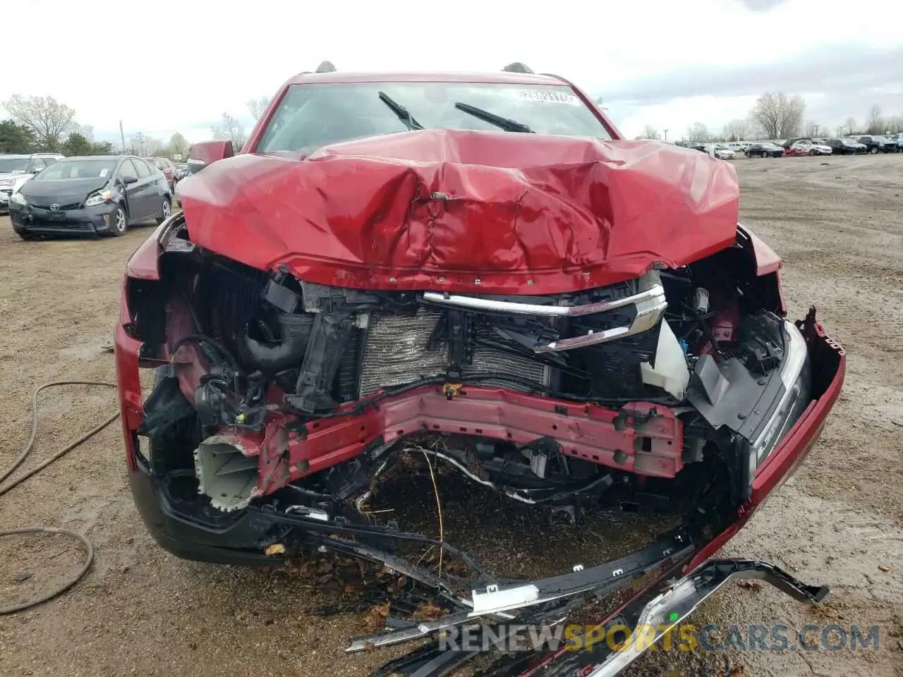 5 fotografías del automóvil dañado 1GKKNKLA8MZ160773 GMC ACADIA 2021