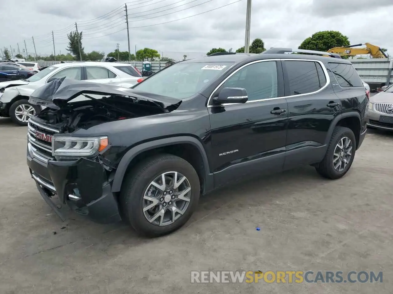 1 fotografías del automóvil dañado 1GKKNKLAXMZ153646 GMC ACADIA 2021