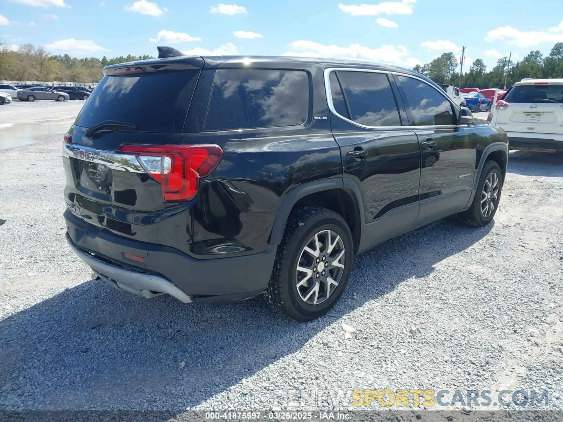 4 fotografías del automóvil dañado 1GKKNKLS2MZ186326 GMC ACADIA 2021