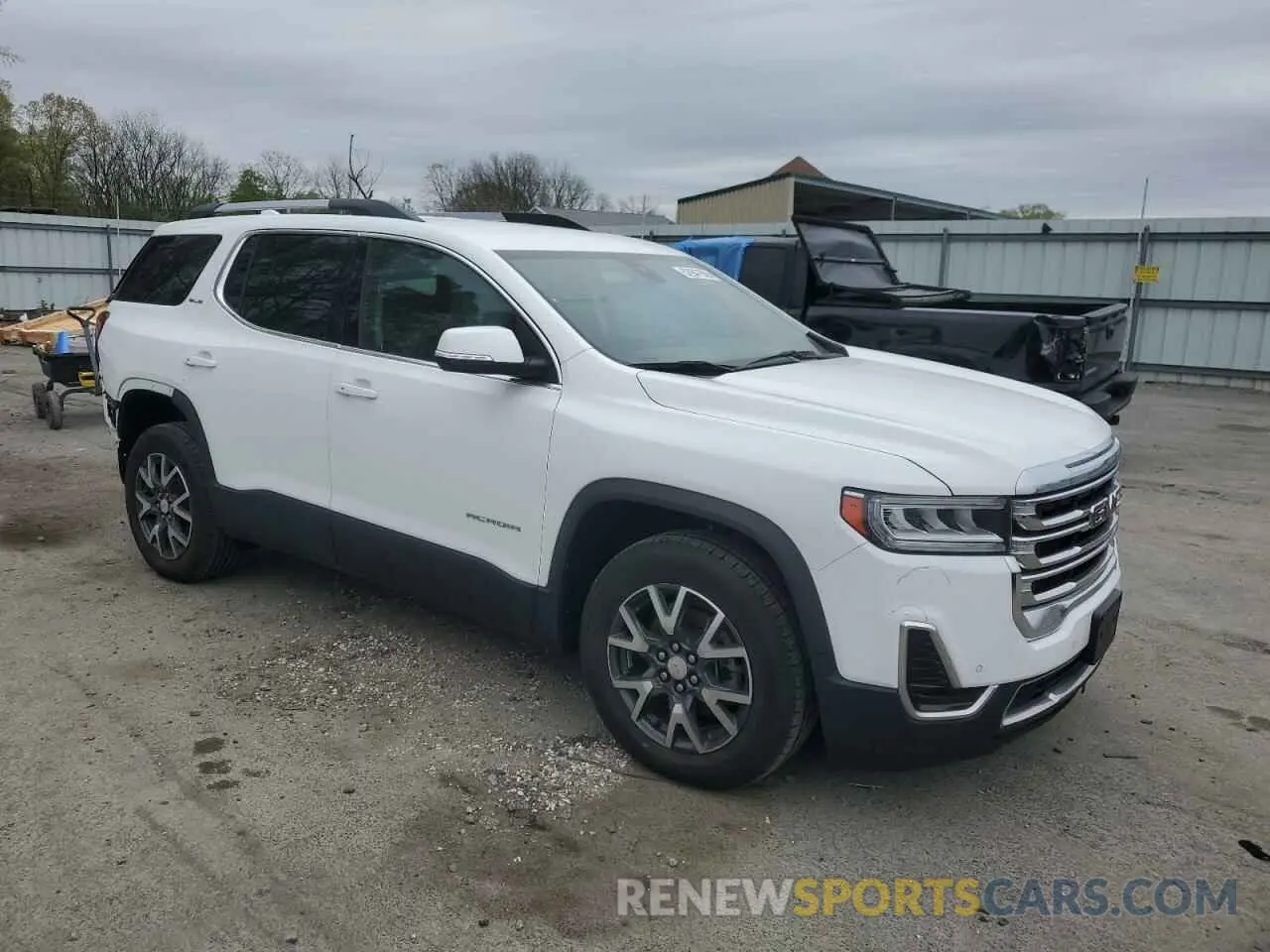 4 fotografías del automóvil dañado 1GKKNKLS5MZ202423 GMC ACADIA 2021