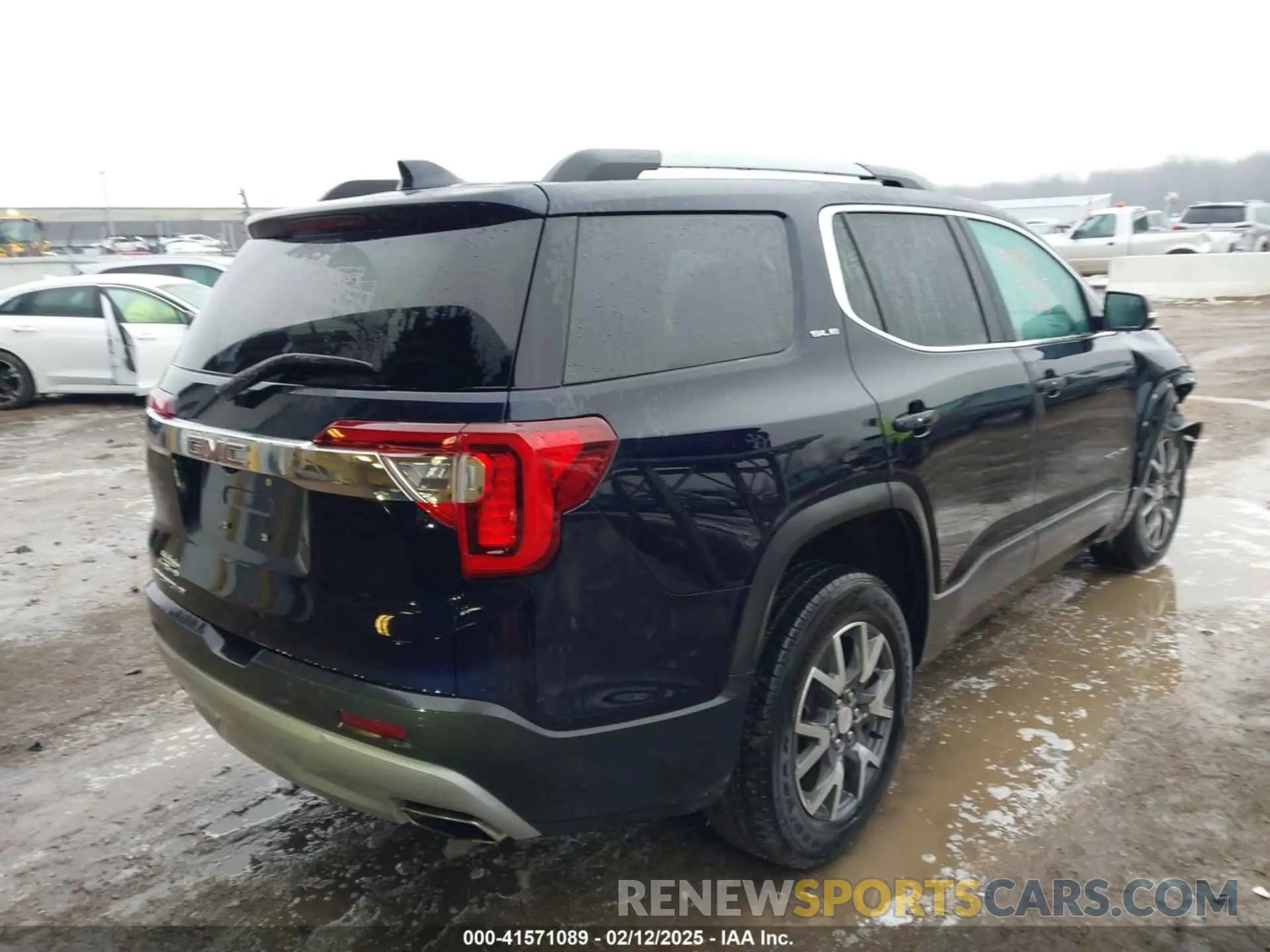 4 fotografías del automóvil dañado 1GKKNKLS7MZ193837 GMC ACADIA 2021