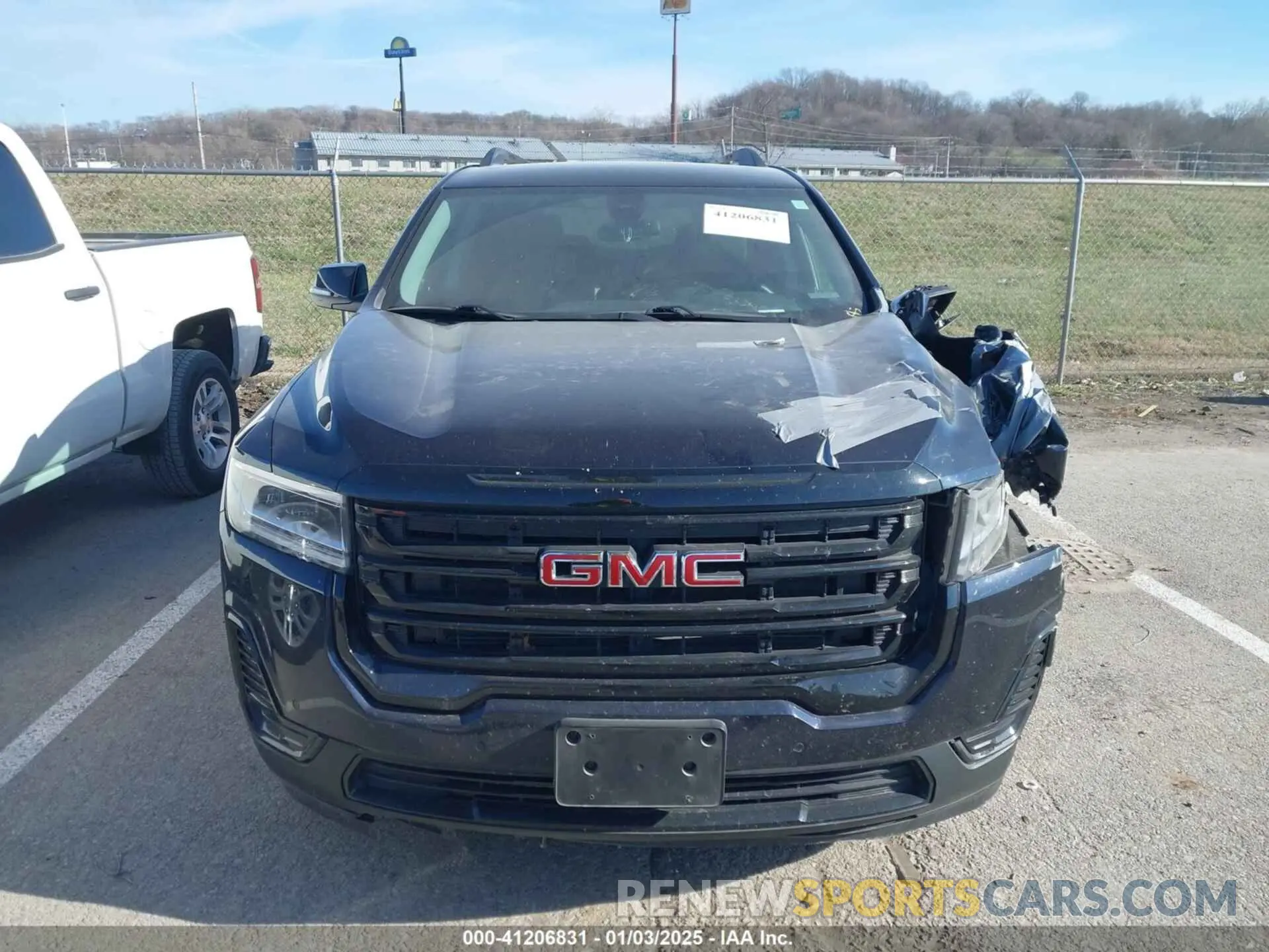 12 fotografías del automóvil dañado 1GKKNKLS9MZ138922 GMC ACADIA 2021