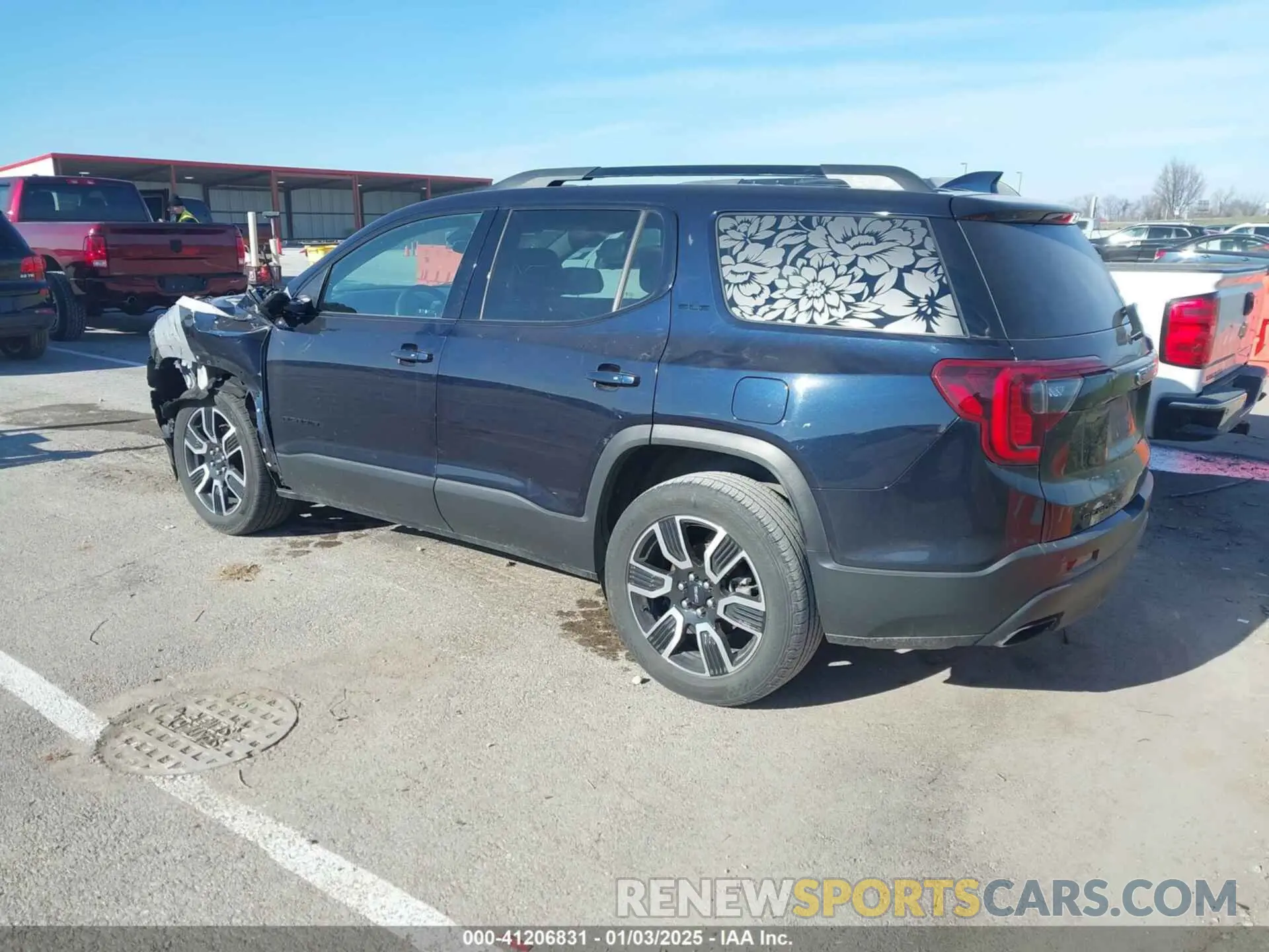3 fotografías del automóvil dañado 1GKKNKLS9MZ138922 GMC ACADIA 2021